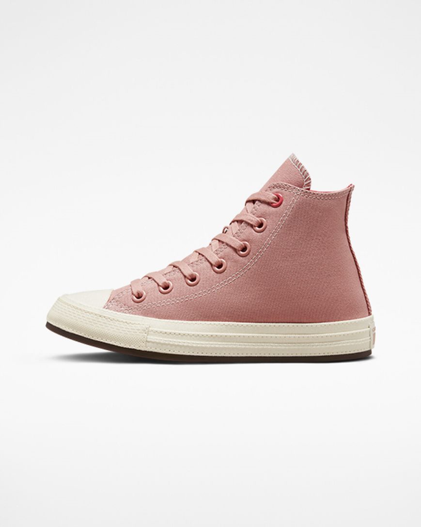 Dámské Boty Vysoké Converse Chuck Taylor All Star Tonal Platene Růžové | CZ EIAZ18